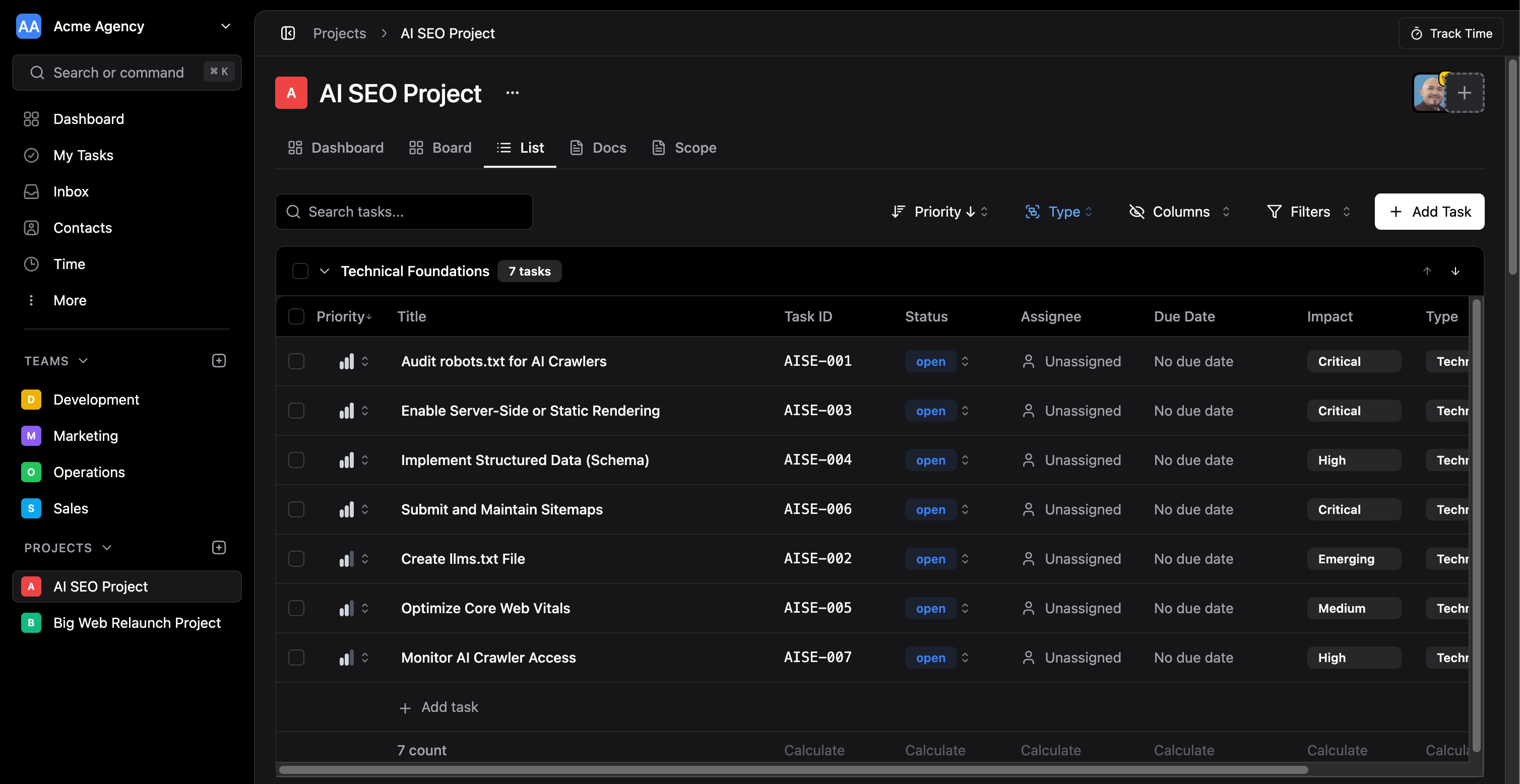 Helm Dashboard Interface